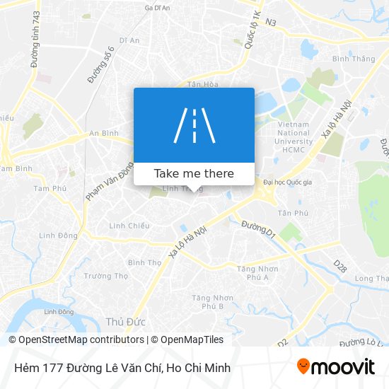 Hẻm 177 Đường Lê Văn Chí map