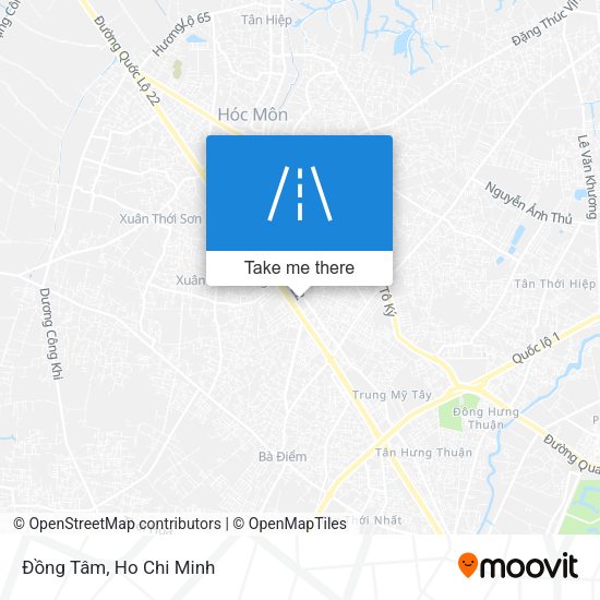 Đồng Tâm map