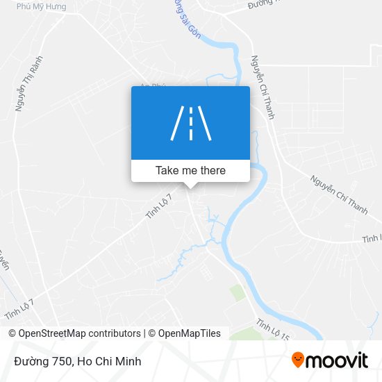 Đường 750 map