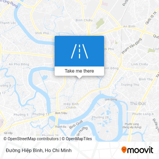 Đường Hiệp Bình map