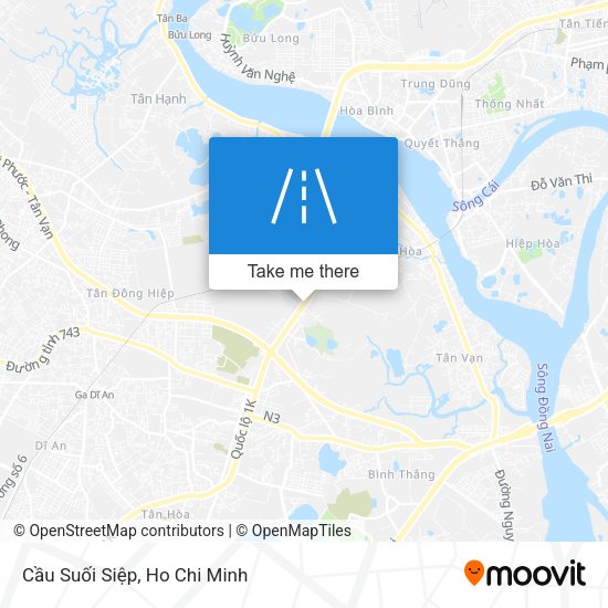 Cầu Suối Siệp map