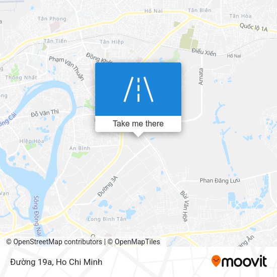 Đường 19a map