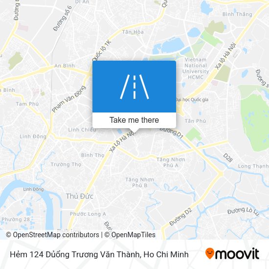 Hẻm 124 Dủổng Trương Văn Thành map