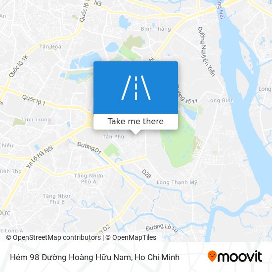 Hẻm 98 Đường Hoàng Hữu Nam map