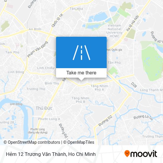 Hẻm 12 Trương Văn Thành map