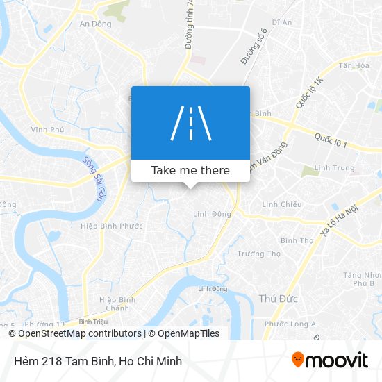 Hẻm 218 Tam Bình map