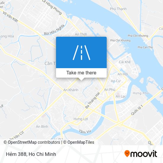 Hẻm 388 map