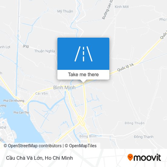 Cầu Chà Và Lớn map