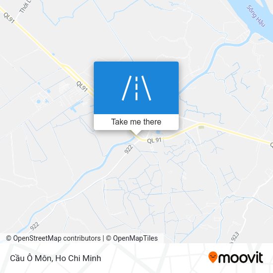 Cầu Ô Môn map