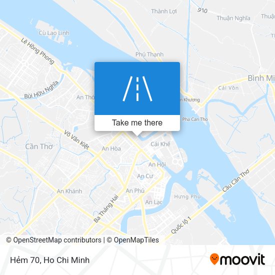 Hẻm 70 map