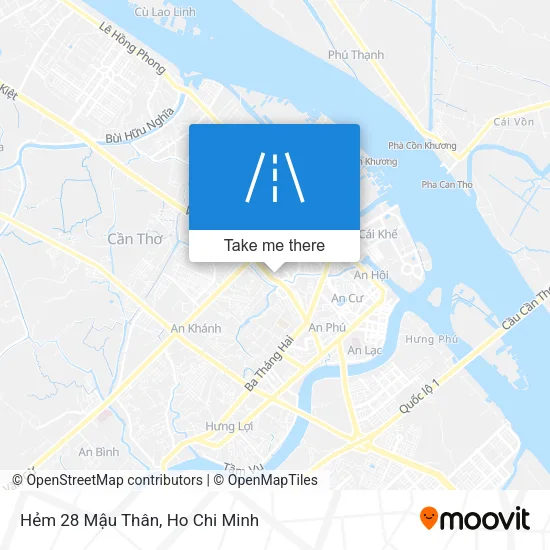 Hẻm 28 Mậu Thân map