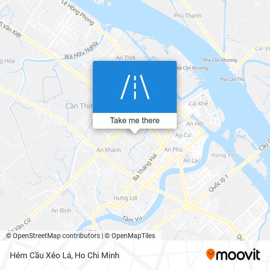 Hẻm Cầu Xẻo Lá map