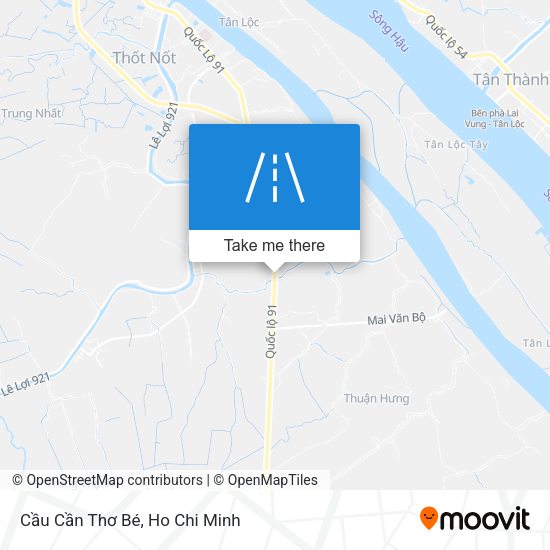 Cầu Cần Thơ Bé map