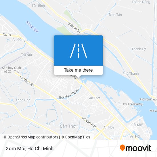 Xóm Mới map