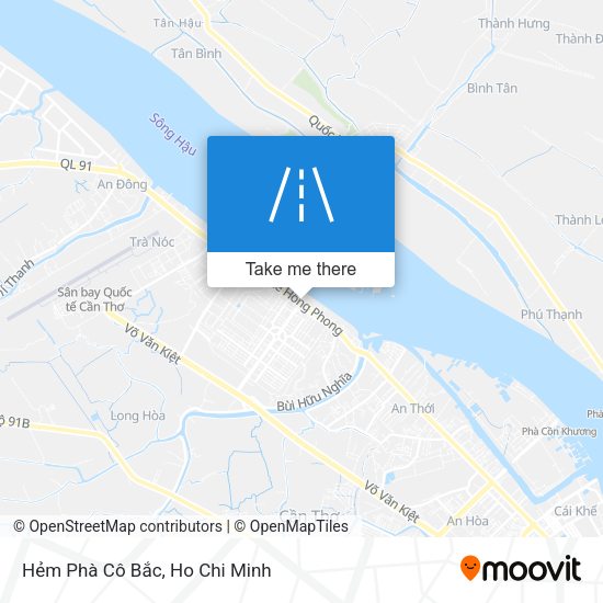 Hẻm Phà Cô Bắc map