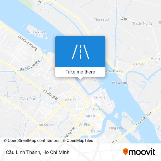 Cầu Linh Thành map