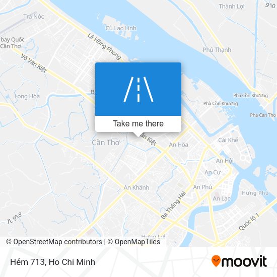Hẻm 713 map
