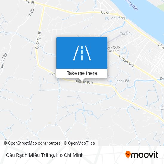 Cầu Rạch Miễu Trắng map
