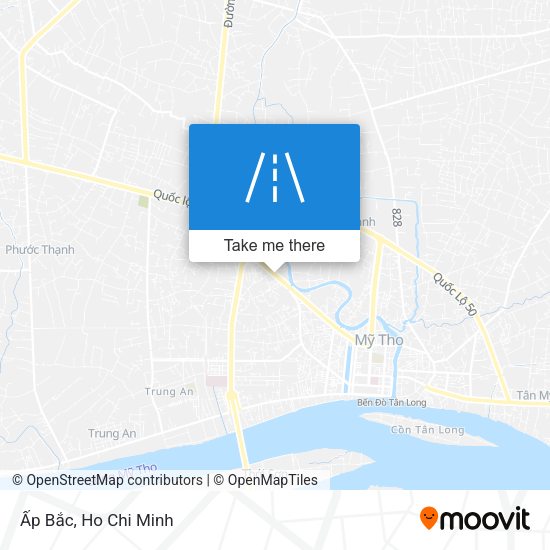Ấp Bắc map