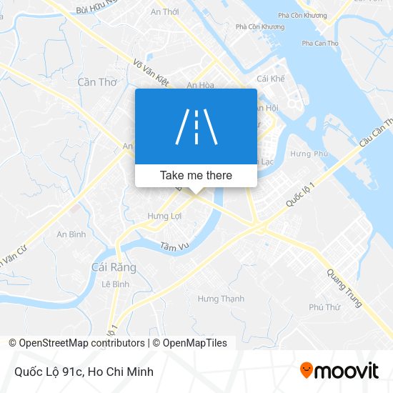 Quốc Lộ 91c map