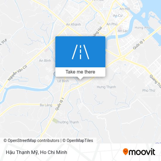 Hậu Thạnh Mỹ map
