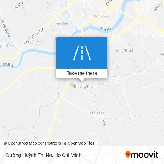 Đường Huỳnh Thị Nở map