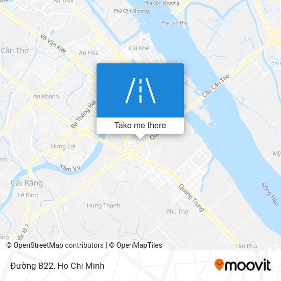 Đường B22 map