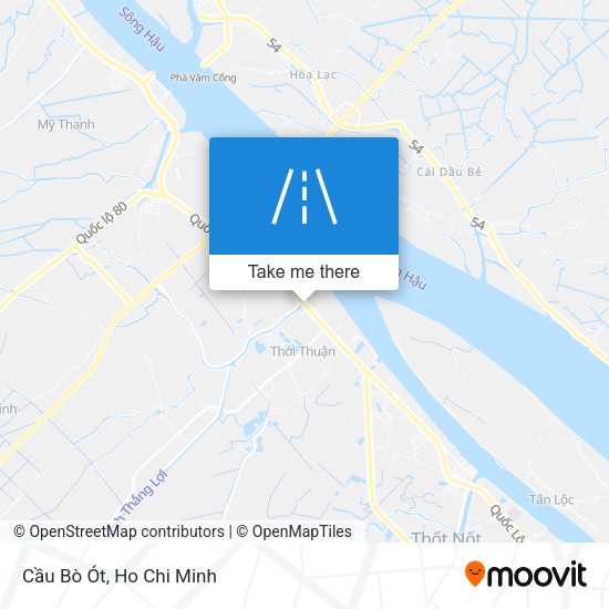 Cầu Bò Ót map