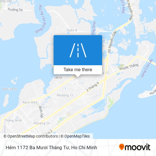 Hẻm 1172 Ba Mươi Tháng Tư map