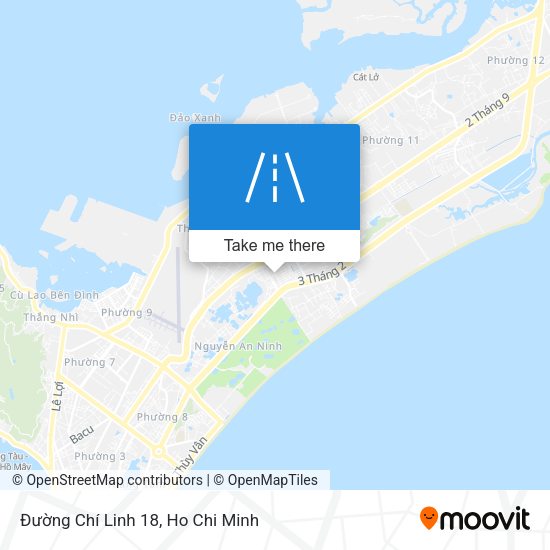 Đường Chí Linh 18 map