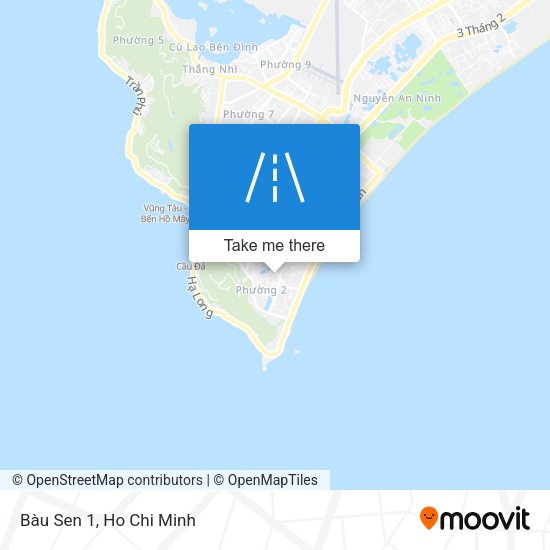 Bàu Sen 1 map