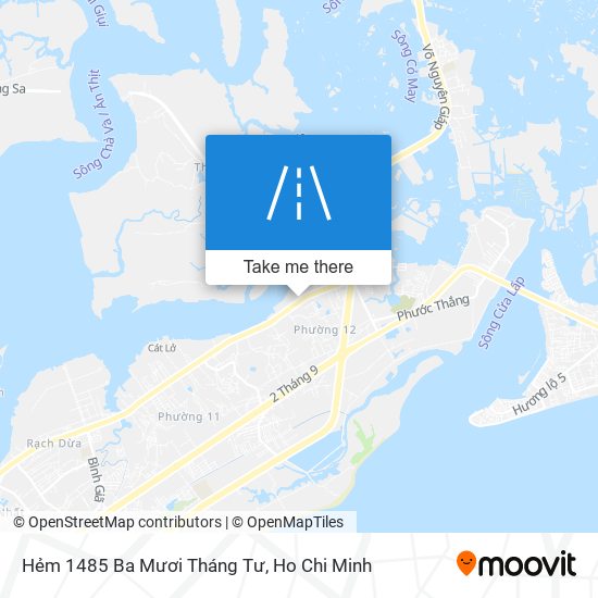 Hẻm 1485 Ba Mươi Tháng Tư map