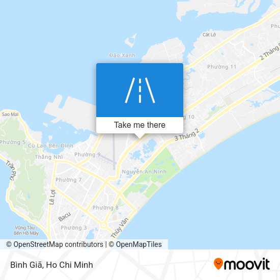 Bình Giã map