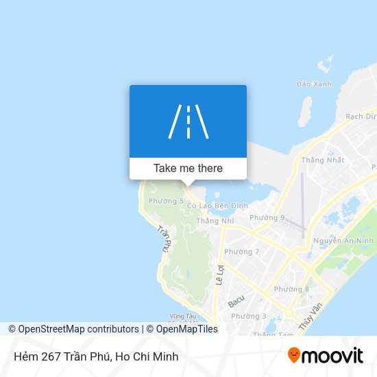 Hẻm 267 Trần Phú map