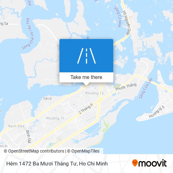 Hẻm 1472 Ba Mươi Tháng Tư map