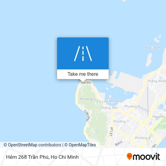 Hẻm 268 Trần Phú map