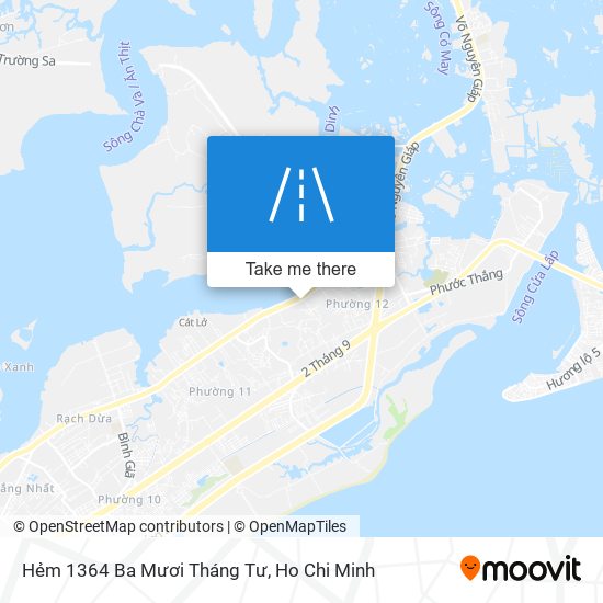 Hẻm 1364 Ba Mươi Tháng Tư map