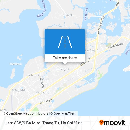 Hẻm 888/9 Ba Mươi Tháng Tư map