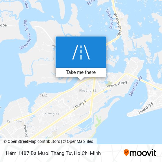 Hẻm 1487 Ba Mươi Tháng Tư map