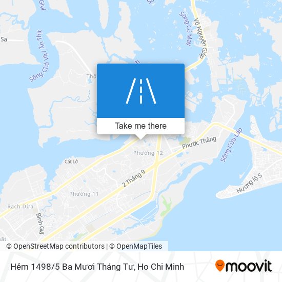 Hẻm 1498/5 Ba Mươi Tháng Tư map