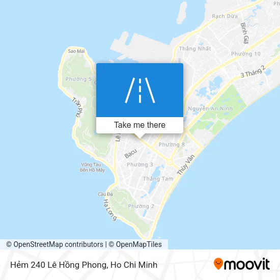 Hẻm 240 Lê Hồng Phong map