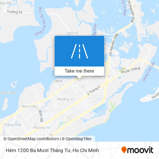 Hẻm 1200 Ba Mươi Tháng Tư map