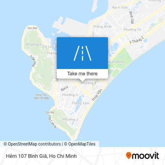 Hẻm 107 Bình Giã map