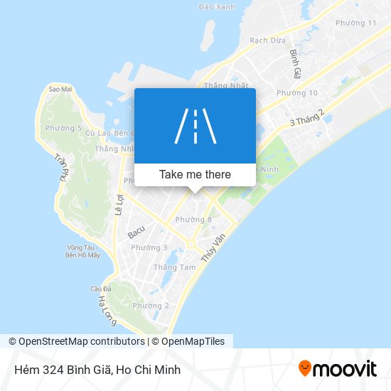 Hẻm 324 Bình Giã map