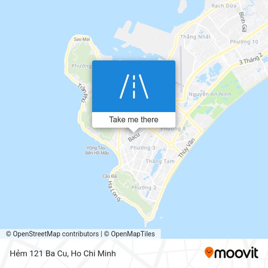 Hẻm 121 Ba Cu map