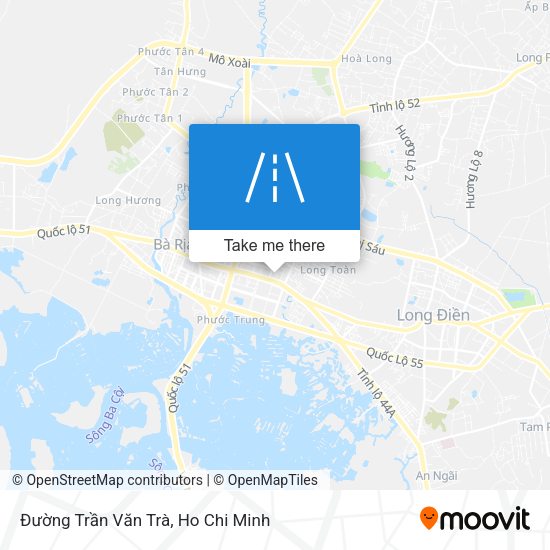 Đường Trần Văn Trà map