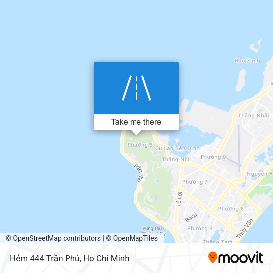 Hẻm 444 Trần Phú map