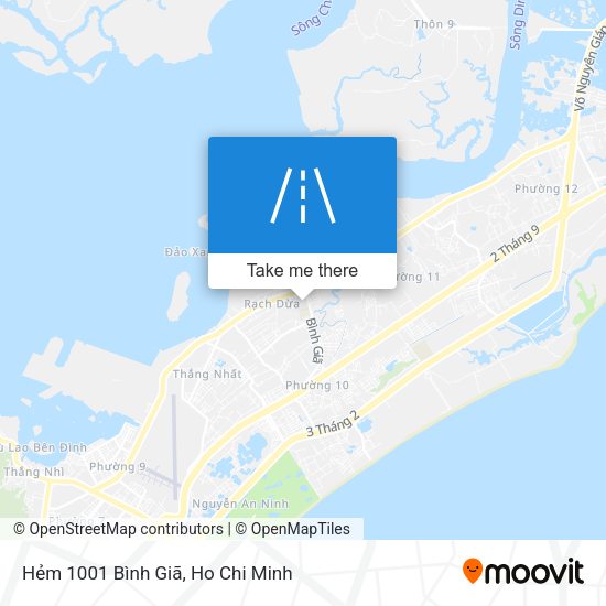 Hẻm 1001 Bình Giã map