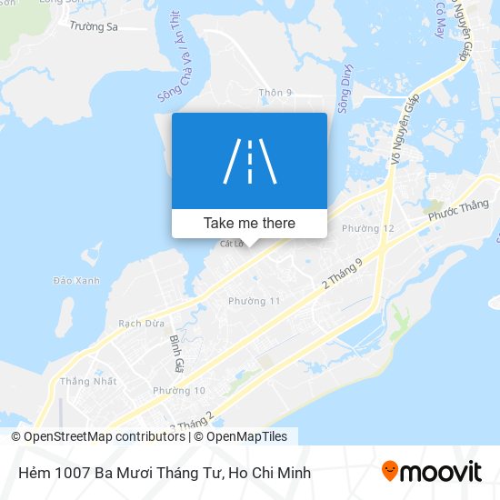 Hẻm 1007 Ba Mươi Tháng Tư map