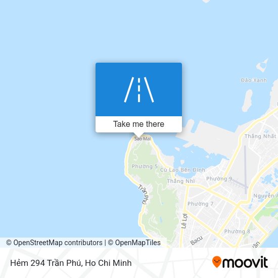 Hẻm 294 Trần Phú map